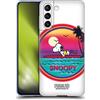 Head Case Designs Licenza Ufficiale Peanuts Fare Surf sulla Spiaggia Snoopy Passeggiata Aerografata Custodia Cover in Morbido Gel Compatibile con Samsung Galaxy S21 5G