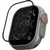Urban Armor Gear Shield Plus Pellicola protettiva in vetro temperato per Apple Watch Ultra (49 mm) [9H doppio vetro temperato, anti-impronte, antigraffio, ultra trasparente]