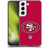 Head Case Designs Licenza Ufficiale NFL Semplice San Francisco 49Ers Logo Custodia Cover in Morbido Gel Compatibile con Samsung Galaxy S22 5G