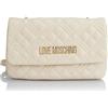 Love Moschino Borsa a spalla Donna, Bianco, Taglia unica
