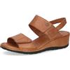 CAPRICE Donna 9-28251-42, Sandali con Zeppa, Nappa Nera, 39 EU