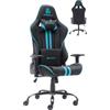 NEWSKILL Kitsune V2 Sedia da Gioco, Metallo, Blu, Mediano