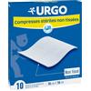 Urgo - Impacchi sterili - Non tessuti - Confezione da 10 bustine da 2 compresse - 10 cm x 10 cm