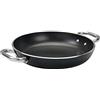 Baldassare Agnelli Pentole Agnelli Alsa2110ss45 - Tegame In Alluminio Antiaderente 5mm Con 2 Maniglie, Nero, 45 Cm, 1 Pezzo