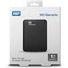 Western Digital WDBUZG0010BBK-EESN Hard Disk USB 3.0 da 1 TB, 2.5, 5400 rpm, Nero