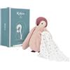 KALOO - Complices - Peluche da Baciare - Rosa - con Fazzoletto in Mussola di Cotone - Doudou dalla Nascita, K212006