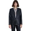 Koton Giacca Blazer in Pelle Sintetica, Nero (999), 42 Donna