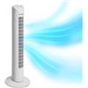 Innoliving Ventilatore a Torretta 3 Velocità INN-504 con Timer 120 Minuti, Ventilatore a Colonna con Oscillazione Automatica 90°, Potenza 45W, Altezza 78cm, Ventilatore a Torre Efficiente e Silenzioso