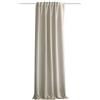 HOMEbasics | Tenda acustica uni | ACUSTICO | Protezione dal rumore, dal caldo, dal freddo e dalle correnti d'aria + oscuramento | naturale | 245 x 135 cm
