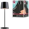 Paulmann 76996 Lampada da tavolo a batteria LED Gilo IP44 2700K nero opaco Mobile lampada da tavolo dimmerabile 2,8W USBC