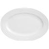 Holst Porzellan MD 231 - Piatto ovale in porcellana, 31 cm, colore: bianco, 31 x 21,5 x 2,5 cm, 1 pezzo