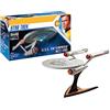 Revell- U.S.S. Enterprise NCC-1701 (TOS) Star Trek James T. Kirk Kit di Modelli in plastica, Multicolore, 1/600, 04991/4991, da 10 anni in su