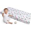 Medi Partners Lenzuola Lettino Neonato 60x120-100% Cotone Lenzuolo con Angoli Culla Coprimaterasso fitted Materassino Sheet Letto Bambino Lenzuolino (Fiori Rosa)