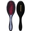 Denman Spazzola per capelli Denman in setole di cinghiale per capelli lisci e ordinati - lucentezza e brillantezza - Ideale per extension, parrucche e acconciature - Adatta a tutti i tipi di capelli - D82M