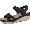 Ortho+rest Donna Sandali da Passeggio con Supporto All'arco Plantare Comode Sandali Ortopedici (42,Brown)