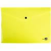 Liderpapel Cartella leiderpapel dossier spilla polipropilene din a4 giallo fluor opaco 50 fogli