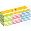 Post-it Cubo di Foglietti Adesivi, confezione da 6 blocchetti, 450 fogli per blocchetto, 76 mm x 76 mm, verde, blu, rosa, arancione, 100% PEFC - foglietti adesivi per appunti, elenchi e promemoria