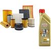 SMC Kit tagliando 4 filtri VARI + 6LT OLIO CASTROL EDGE 5W30