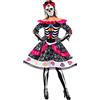 Spooktacular Creations Ognisanti Costume Femminile Set per Festa di Halloween Lady Dress Up, Dia Los Muertos (Black, X - Large)