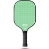 OZO Pickleball - Spark Racchetta Potenza per Principianti - Superficie in Fibra di Carbonio (Verde)