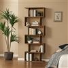 Dmora - Libreria Lucio, Mobile con ripiani, Biblioteca da ufficio, 100% Made in Italy, cm 80x25h192, Acero
