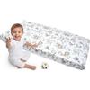 Medi Partners Lenzuola Lettino Neonato 60x120-100% Cotone Lenzuolo con Angoli Culla Coprimaterasso fitted Materassino Sheet Letto Bambino Lenzuolino (Cervo E Scoiattolo)