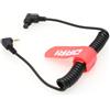 DRRI Cavo di scatto wireless per telecomando da 2,5 mm a C3, per Canon 2000, 1DX, DS2, 5D2, 6D, 7D, 7D2, 60Da 50D, 40D, 30D, 20D, 10D, D60/30, EOS-1v EOS-3