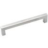 BOZONLI 2 pz Quadrato Maniglie per Mobile Acciaio Inox Distanza Fori 160 mm Maniglie per Cucina, Argentate