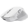 Trust Ozaa+ Mouse Wireless Bluetooth + 2.4GHz, Mouse Silenzioso Multi-dispositivo, Rotellina Laterale, 60% Plastica Riciclata, Mouse Bluetooth Ricaricabile Laptop PC Computer Windows Mac - Bianco