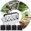MKNZOME Manuale Soil Block Maker Micro, 5.2 x 5.2 x 6 cm Strumento di Blocco del Suolo Blocco Terreno Manuale per Piantare, Trapiantare, Serra e Giardini per Semina Vassoio Stater