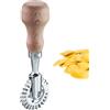 Westmark Tagliaravioli/ ruota da pasticceria Sofia - Pratica ruota per tagliare pasta fatta in casa e impasti da pasticceria, Ø 39 mm - Zinco, legno di faggio