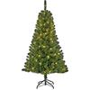 Black Box Trees Charlton - Albero di Natale artificiale con illuminazione a LED, altezza 155 x diametro 91 cm, colore: Verde