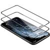TECHKUN Vetro Temperato iPhone 11 Pro/XS/X [2 Pezzi], 3D Copertura Completa 9H Pellicola Protettiva in Vetro Temperato [Telaio di Installazione Incluso] per iPhone 11 Pro/XS/X 5.8 - Nero