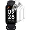 Snailcanfly Pellicola idrogel 5pcs per Xiaomi Smart Band 8 Active,Mi band 8 Active 1.47 Smart Watch Trasparente TPU Pellicola Protettiva Schermo Touch Sensibile, HD Clear, Ultra Sottile, Auto Guarigione