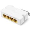 Revotech 3 Porte Gigabit Estensore 1 in 3 out Adattatore POE+ Ripetitore 100m (328 ft) Estensione, IEEE802.3af/at, 10/100/1000Mbps, per Camera/Dispositivo POE, Plug And Play