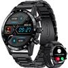 LIGE Orologio Smartwatch Uomo, Chiamate Bluetooth da 1,32 Pollici, Impermeabile IP67, Cardiofrequenzimetro Fitness Tracker Sport Smartwatch Compatibile per Android iOS Nero
