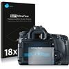 savvies 18-Pezzi Pellicola Protettiva per Canon EOS 70D Protezione Schermo Trasparente