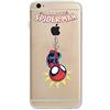 SLIDE Cover in TPU Gel Trasparente Custodia Protettiva Collection, Baby Hero Collection, Spiderman, iPhone 6 6S
