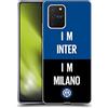 Head Case Designs Licenza Ufficiale Inter Milan Inter Milano Logo Custodia Cover in Morbido Gel Compatibile con Samsung Galaxy S10 Lite