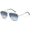 Rodenstock Occhiali da sole Rodenstock Retro Classic Sun R1425 (uomo), occhiali da sole leggeri in stile retrò con lenti polarizzate, occhiali da aviatore con montatura in acciaio inossidabile