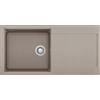 Elleci Lavello 1 vasca con gocciolatoio Reversibile Sopratop 100 x 50 cm finitura Granitek Matt Tortora 43 Easy 480 Elleci LGY48043
