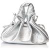 FELIPA Borsa da Donna con Coulisse, Pochette, Argento, Einheitsgröße