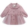 famuka Giacca Bambina Bambine e Ragazze Giacche e cappotti Cappotti Abbigliamento di transizione Trechcoat Cardigan (Rosa, 3T)
