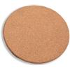 SEIWEI Sottopentola rotondo assorbente in sughero, 160 x 10 mm, per bicchieri, piante, tazze e padelle