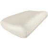 Edda Lux Federa per cuscino cervicale, 55 x 35 cm, in morbido jersey di cotone 100%, per guanciali da collo in memory foam, Bianco Naturale