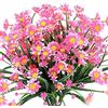 Ruiuzioong Ruiuzi 4 Pezzi Fiori Margherita Artificiali Fiori Finti Plastica Non sbiadiscono Resistente ai Raggi UV Balcone per Giardino Portico Decorazione (Rosa)
