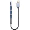 Andowl HUB Q-T89 CON 3 PORTE USB 3.0 + 1 MICRO SD CARD SLOT (Q-T89)