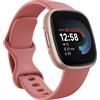 Fitbit Smartwatch Fitbit Versa 4 Digitale Touch screen Rosa GPS (satellitare) [FB523RGRW]