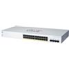 Cisco Switch di rete Cisco CBS220-24FP-4G Gestito L2 Gigabit Ethernet (10/100/1000) Supporto Power over (PoE) Bianco [CBS220-24FP-4G-UK]