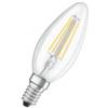 Osram Star Classic B, lampadina a LED, a forma di candela, E14, 4 W, luce bianca calda, 10 x 3.5 x 3.5 cm, 2 unità